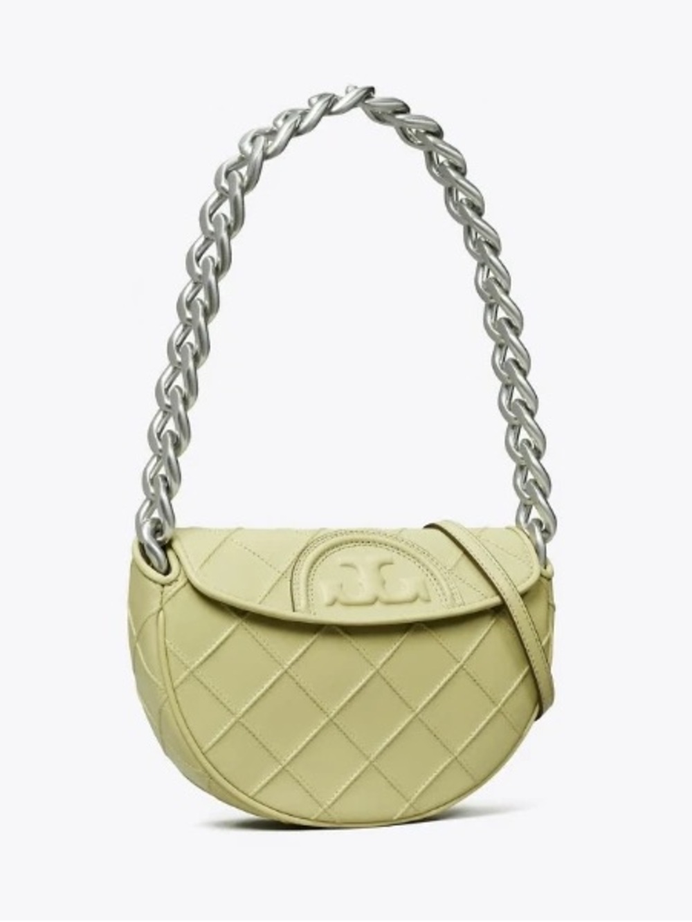 NWT Tory Burch Mini Fleming Crescent Bag